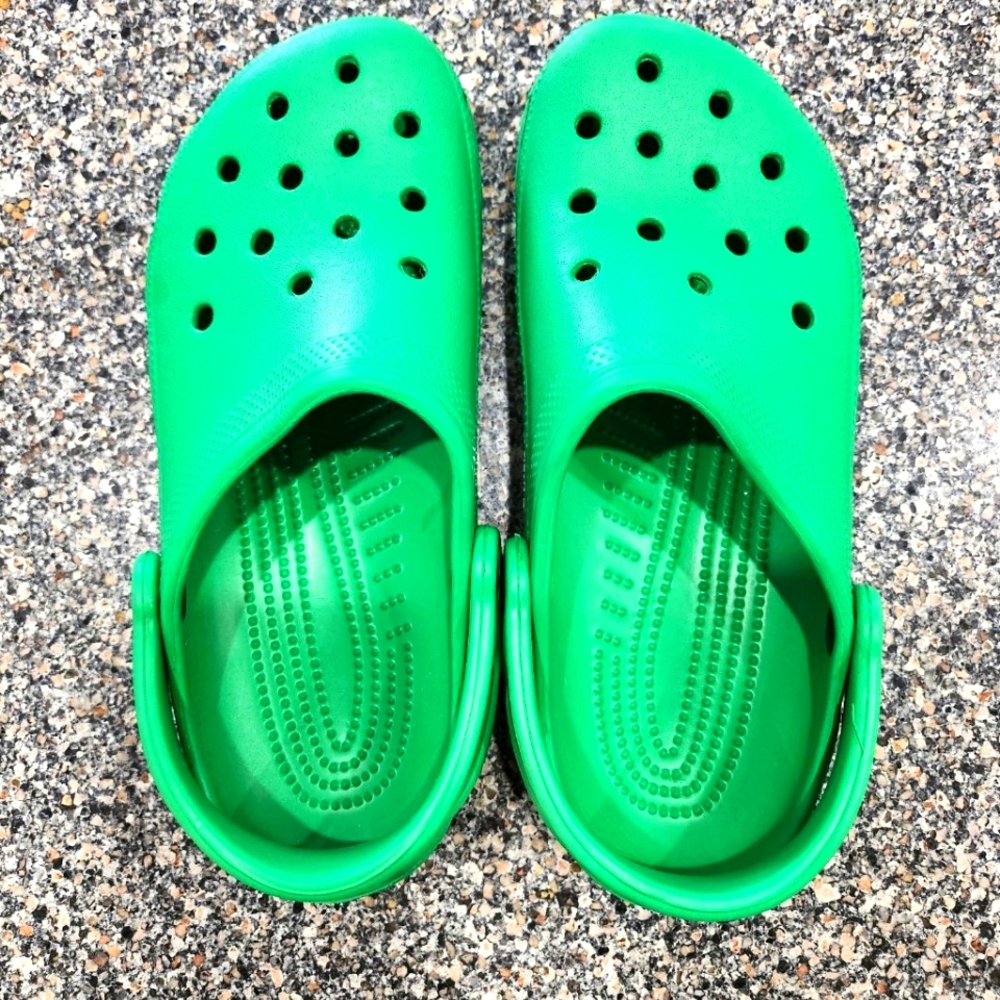 Green Crocs